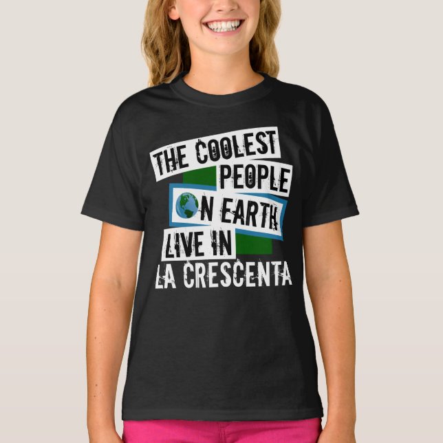 T-shirt Les gens les plus froids de la planète vivent à La (Devant)
