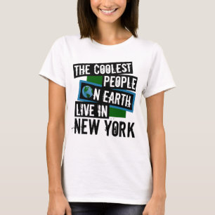 T-shirt Les gens les plus froids de la planète vivent à Ne