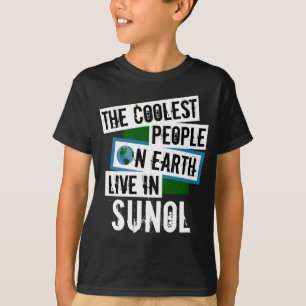 T-shirt Les gens les plus froids de la planète vivent à Su