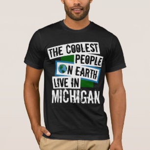 T-shirt Les gens les plus froids de la planète vivent au M