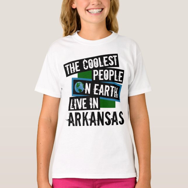 T-shirt Les gens les plus froids de la planète vivent en A (Devant)
