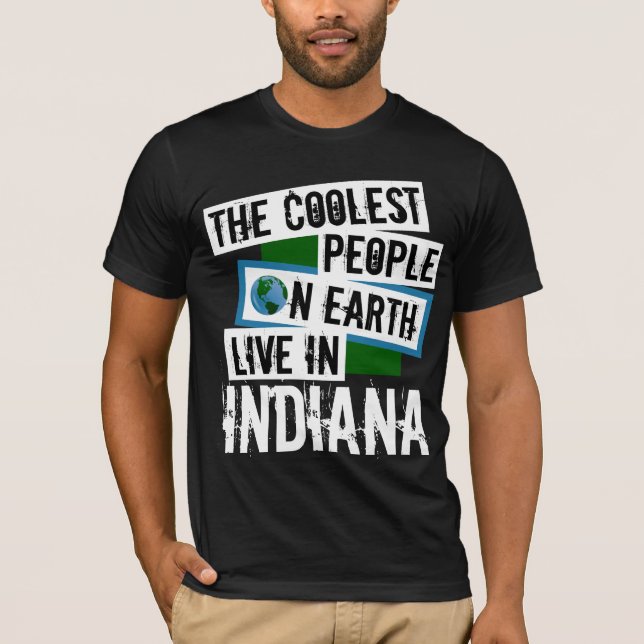 T-shirt Les gens les plus froids de la planète vivent en I (Devant)