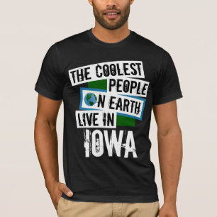 T-shirt Les gens les plus froids de la planète vivent en I