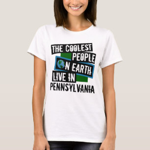 T-shirt Les gens les plus froids de la planète vivent en P