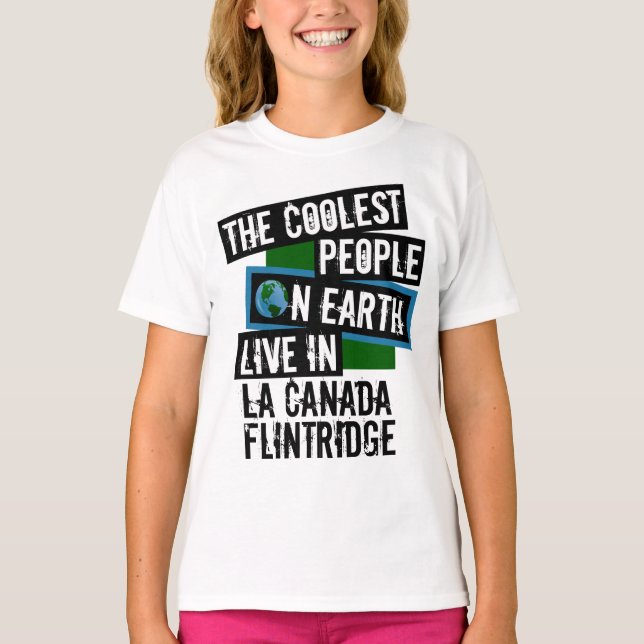 T-shirt Les gens les plus froids de la Terre à La Canada (Devant)