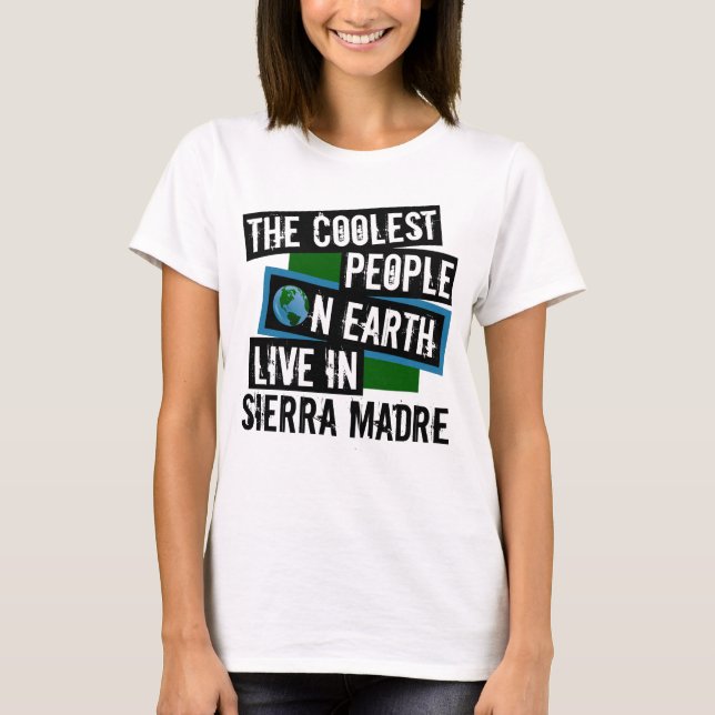 T-shirt Les gens les plus froids de la Terre vivent à Sier (Devant)