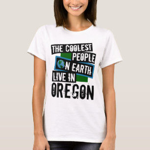T-shirt Les gens les plus froids de la Terre vivent en Ore