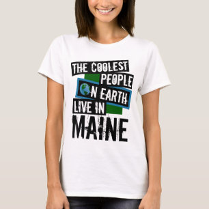 T-shirt Les gens les plus froids du monde vivent dans le M