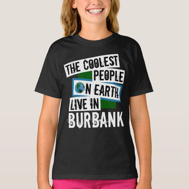 T-shirt Les gens les plus froids sur terre vivent à Burban (Devant)