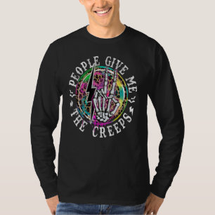 T-shirt Les gens me donnent la chair de poule Squelette Ma