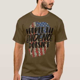 T-shirt Les gens mentent les preuves Dods médecine légale