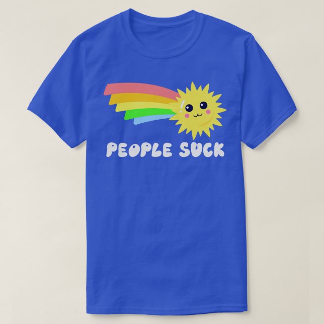T-shirt Les gens s'acharnent (Design devant)