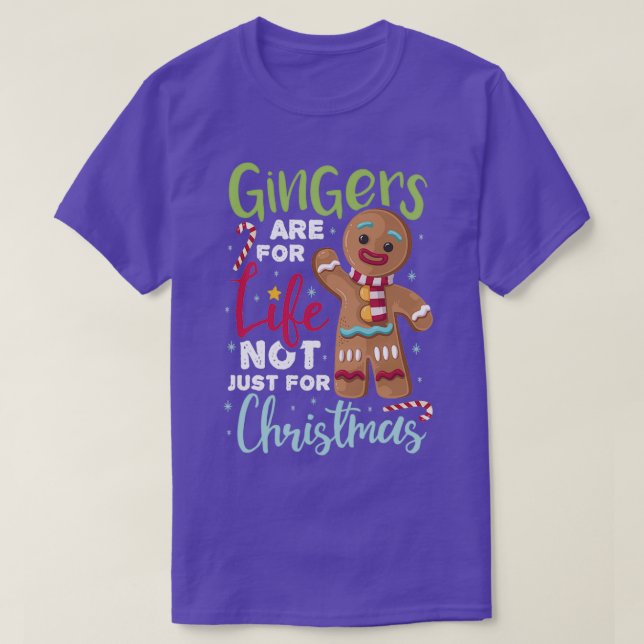 T-shirt Les Gingers Sont Pour La Vie Pas Seulement Pour No (Design devant)