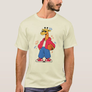 T-shirt les girafes peuvent sauter : Streetwear Hoops