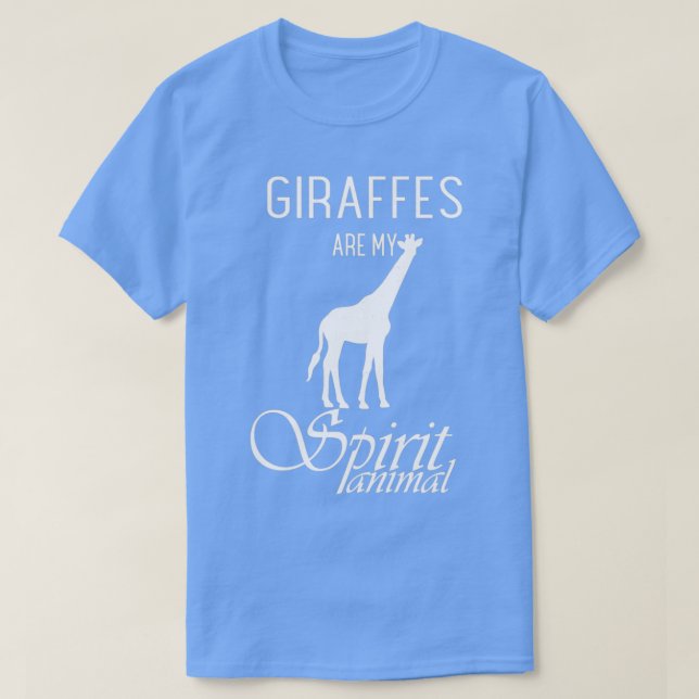 T-shirt Les girafes sont mon esprit animal (Design devant)