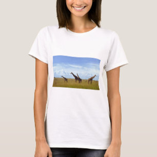 T-shirt Les Giraffes du Parc National de Nairobi