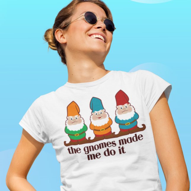 T-shirt Les Gnomes M'Ont Fait Faire Feu (Créateur téléchargé)