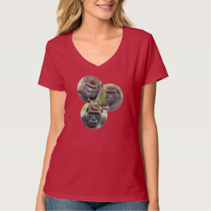 T-shirt Les gorilles me font sourire