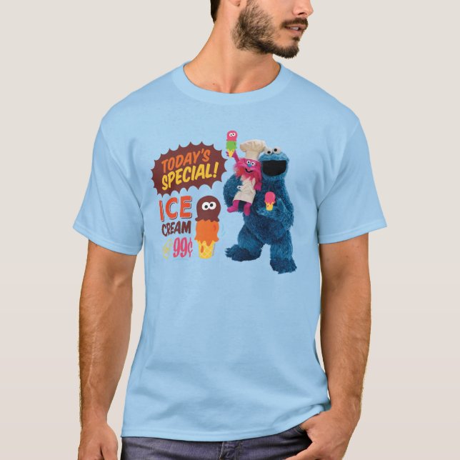 T-shirt Les gourmands de Monster | Spécial d'aujourd'hui (Devant)