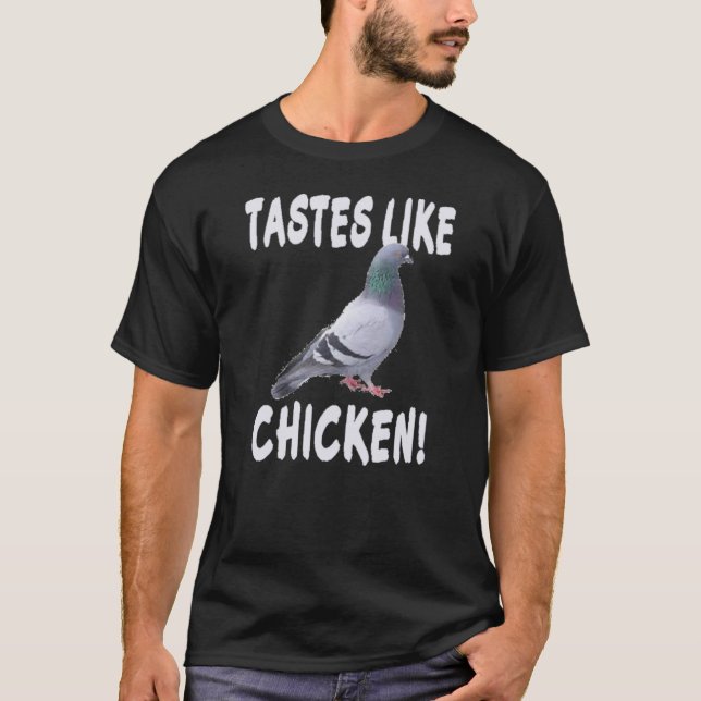 T-shirt Les goûts aiment le poulet (Devant)