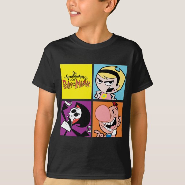 T-shirt Les Grandes Aventures de Billy & Mandy Character A (Devant)
