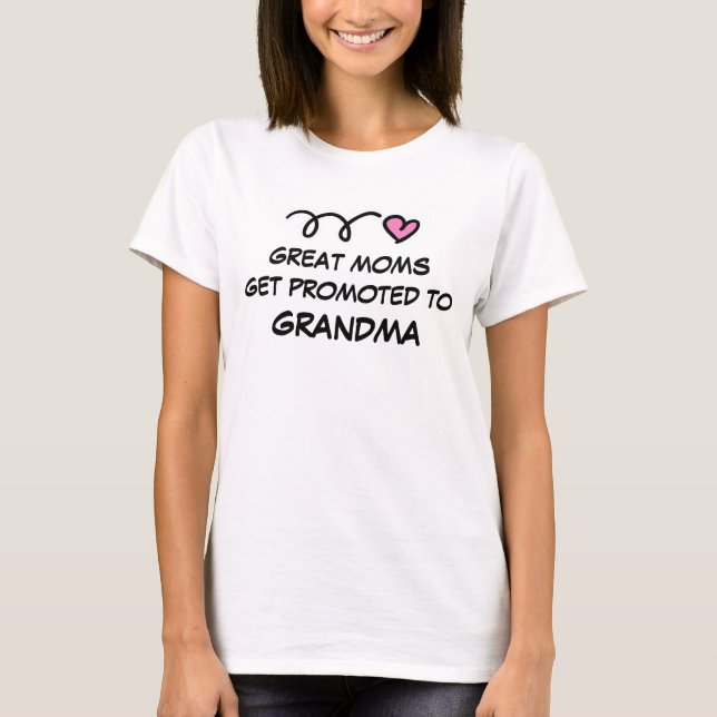 T-shirt Les GRANDES MAMANS OBTIENNENT FAVORISÉES au (Devant)