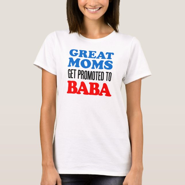 T-shirt Les Grandes Mères Promues À Baba, Grand-Mère Ukrai (Devant)