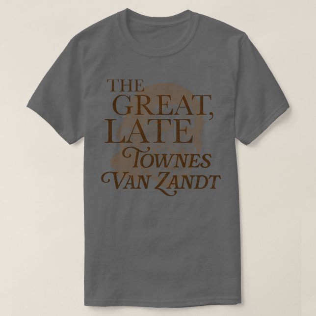 T-shirt Les grandes villes tardives Van Zandt (Design devant)