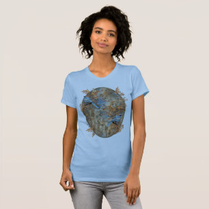 T-shirt Les grands arbres, les Feuilles de l'automne et le