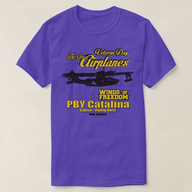 T-shirt Les grands avions PBY Catalina (Design devant)