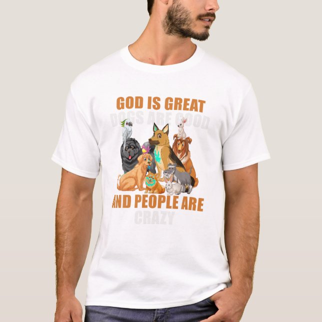 T-shirt Les Grands Chiens Sont De Bons Gens (Devant)