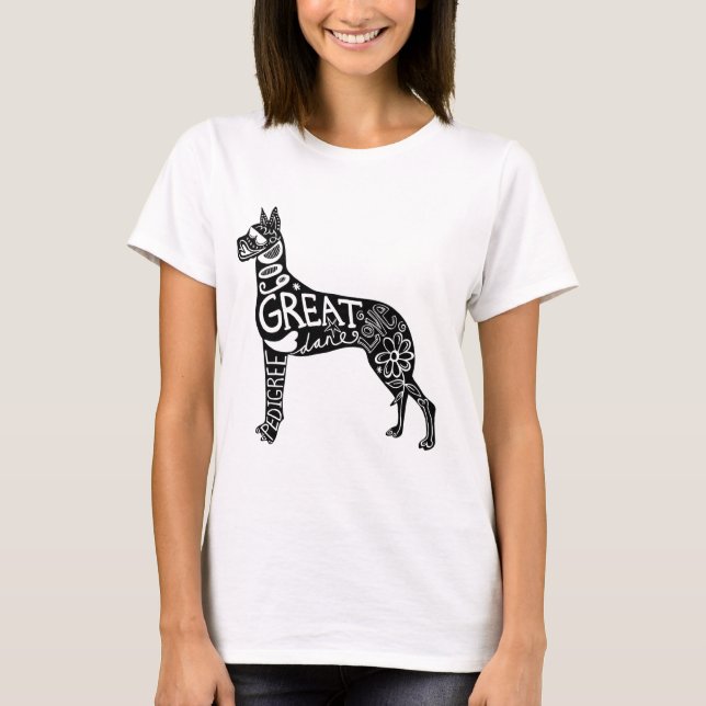 T-shirt Les grands Danois sont GRANDS ! (Devant)