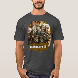 T-shirt Les grands esprits font du vélo 1