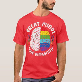 T-shirt Les grands esprits pensent différemment1