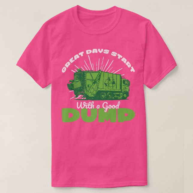 T-shirt Les Grands Jours Commencent Avec Bon Dépouille Tru (Design devant)