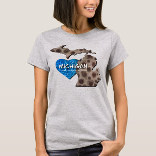 T-shirt Les Grands Lacs pas de sel, pas de requins, pas