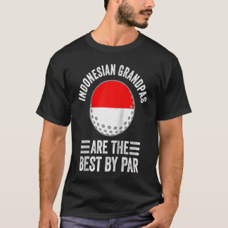 T-shirt Les grands-pères indonésiens sont les meilleurs pa