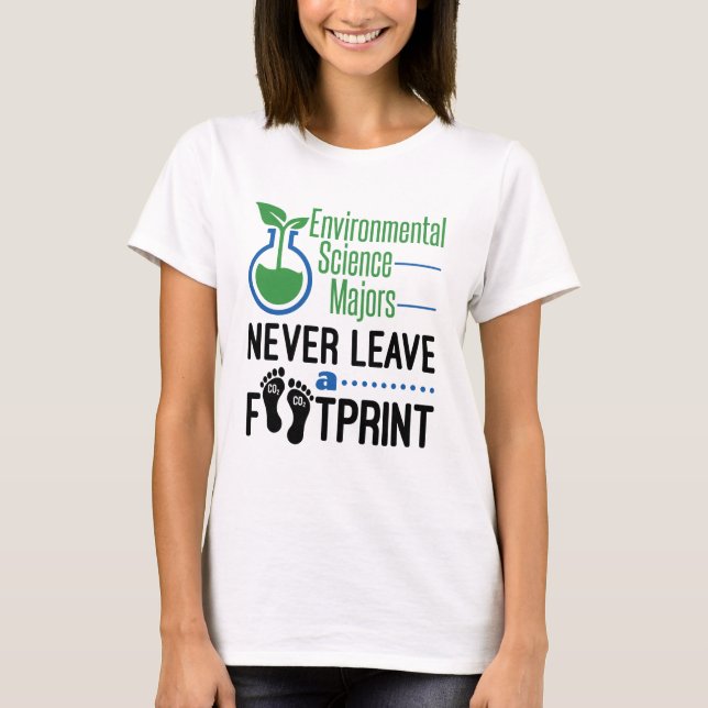 T-shirt Les grands scientifiques de l'environnement ne qui (Devant)