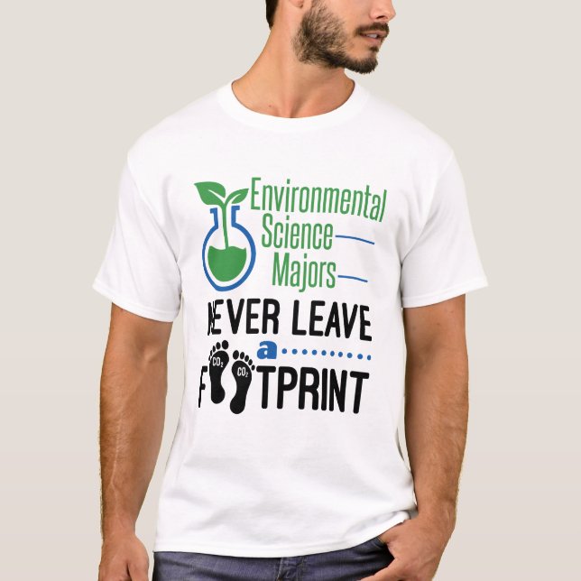 T-shirt Les grands scientifiques de l'environnement ne qui (Devant)