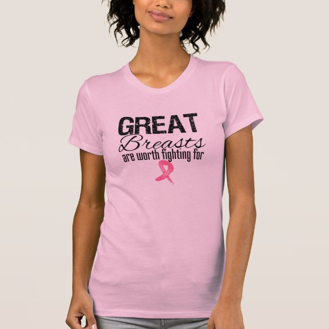 T-shirt Les GRANDS SEINS valent de lutter pour (Devant)