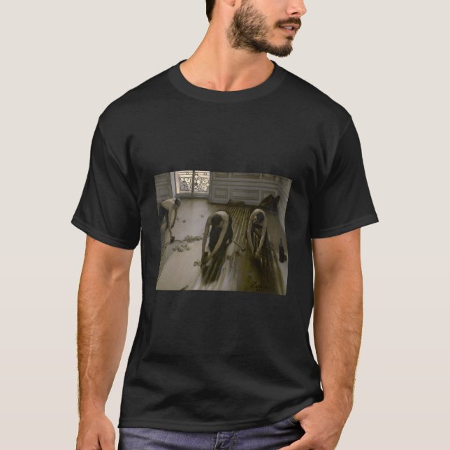 T-shirt Les Graveuses De Sol De Gustave Caillebotte 1875 (Devant)