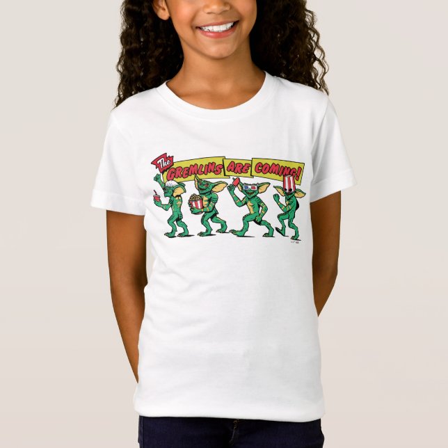T-Shirt Les Gremlins™ arrivent (Devant)