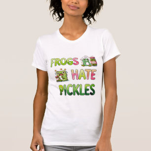T-shirt Les grenouilles détestent les pickles