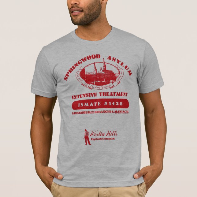 T-shirt Les Griffes de la nuit | Springwood Asylum (Devant)