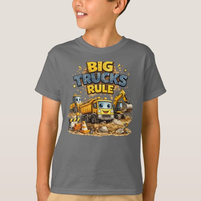 T-shirt Les gros camions règnent (Devant)