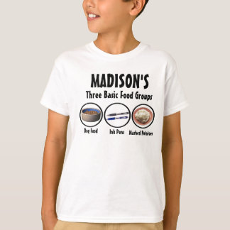 T-shirt Les groupes d'aliments de Madison
