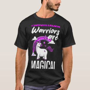 T-shirt Les guerriers de la Fibromyalgie sont une licorne