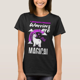 T-shirt Les guerriers de la Fibromyalgie sont une licorne 