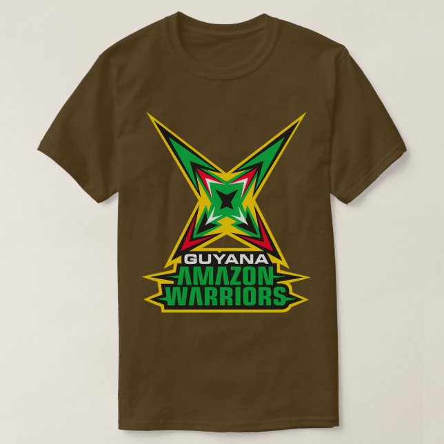 T-shirt Les guerriers de l'Amazone de Guyana (Design devant)