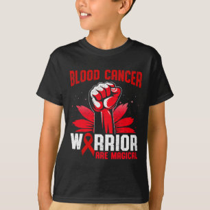 T-shirt Les guerriers du cancer du sang sont magiques lico